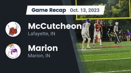 Recap: McCutcheon  vs. Marion  2023
