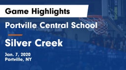 Portville Central School vs Silver Creek  Game Highlights - Jan. 7, 2020