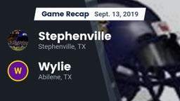 Recap: Stephenville  vs. Wylie  2019