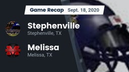 Recap: Stephenville  vs. Melissa  2020