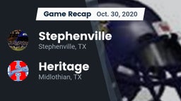 Recap: Stephenville  vs. Heritage  2020