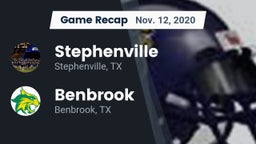 Recap: Stephenville  vs. Benbrook  2020