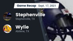 Recap: Stephenville  vs. Wylie  2021