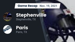 Recap: Stephenville  vs. Paris  2021