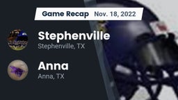 Recap: Stephenville  vs. Anna  2022
