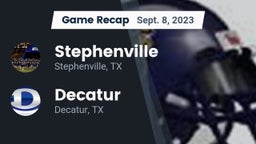 Recap: Stephenville  vs. Decatur  2023