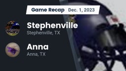 Recap: Stephenville  vs. Anna  2023