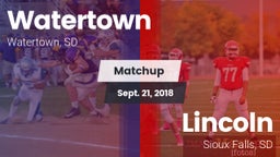 Matchup: Watertown High vs. Lincoln  2018