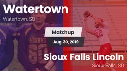 Matchup: Watertown High vs. Sioux Falls Lincoln  2019