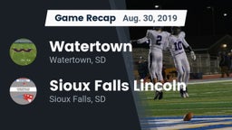 Recap: Watertown  vs. Sioux Falls Lincoln  2019
