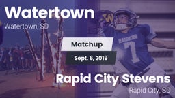 Matchup: Watertown High vs. Rapid City Stevens  2019