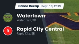 Recap: Watertown  vs. Rapid City Central  2019