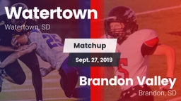 Matchup: Watertown High vs. Brandon Valley  2019