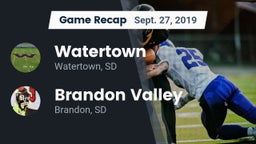 Recap: Watertown  vs. Brandon Valley  2019