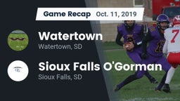 Recap: Watertown  vs. Sioux Falls O'Gorman  2019