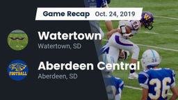Recap: Watertown  vs. Aberdeen Central  2019