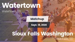 Matchup: Watertown High vs. Sioux Falls Washington  2020
