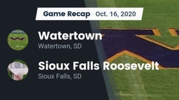 Recap: Watertown  vs. Sioux Falls Roosevelt  2020