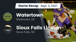 Recap: Watertown  vs. Sioux Falls Lincoln  2021