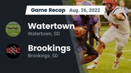Recap: Watertown  vs. Brookings  2022