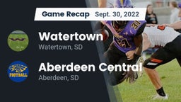 Recap: Watertown  vs. Aberdeen Central  2022