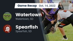 Recap: Watertown  vs. Spearfish  2022
