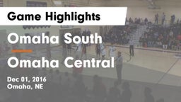 Omaha South  vs Omaha Central  Game Highlights - Dec 01, 2016