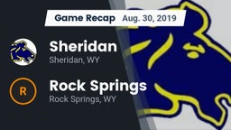 Recap: Sheridan  vs. Rock Springs  2019