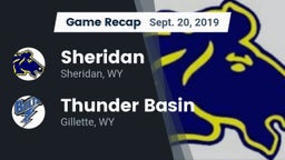 Recap: Sheridan  vs. Thunder Basin  2019