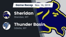 Recap: Sheridan  vs. Thunder Basin  2019