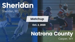 Matchup: Sheridan  vs. Natrona County  2020