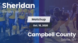 Matchup: Sheridan  vs. Campbell County  2020