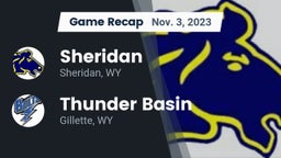 Recap: Sheridan  vs. Thunder Basin  2023