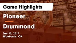Pioneer  vs Drummond Game Highlights - Jan 13, 2017