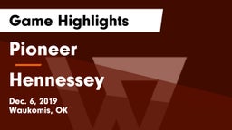 Pioneer  vs Hennessey  Game Highlights - Dec. 6, 2019