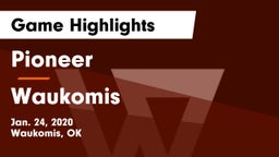 Pioneer  vs Waukomis  Game Highlights - Jan. 24, 2020