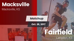 Matchup: Macksville High vs. Fairfield  2017