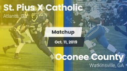 Matchup: St. Pius X Catholic vs. Oconee County  2019
