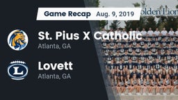 Recap: St. Pius X Catholic  vs. Lovett  2019