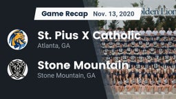 Recap: St. Pius X Catholic  vs. Stone Mountain   2020