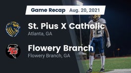 Recap: St. Pius X Catholic  vs. Flowery Branch  2021