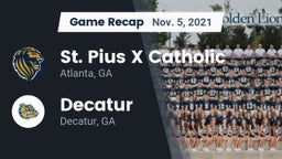 Recap: St. Pius X Catholic  vs. Decatur  2021
