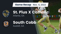 Recap: St. Pius X Catholic  vs. South Cobb  2022