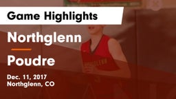 Northglenn  vs Poudre  Game Highlights - Dec. 11, 2017