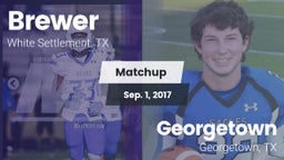 Matchup: Brewer  vs. Georgetown  2017