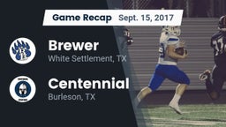 Recap: Brewer  vs. Centennial  2017