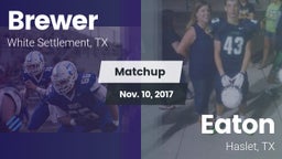 Matchup: Brewer  vs. Eaton  2017