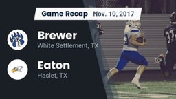 Recap: Brewer  vs. Eaton  2017