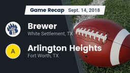 Recap: Brewer  vs. Arlington Heights  2018