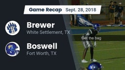 Recap: Brewer  vs. Boswell   2018